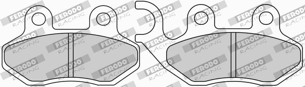 Комплект тормозных колодок, дисковый тормоз FERODO FDB2190EF