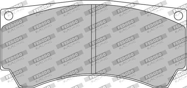 Комплект тормозных колодок, дисковый тормоз FERODO FRP3082H