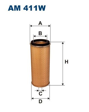 Фильтр добавочного воздуха FILTRON AM411W