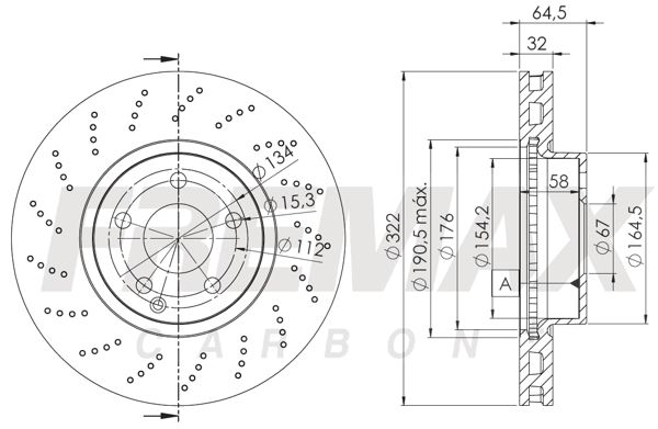 Тормозной диск FREMAX BD6472