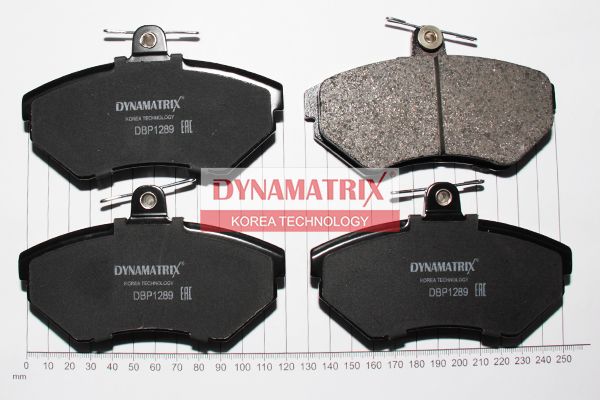 Комплект тормозных колодок, дисковый тормоз DYNAMATRIX DBP1289