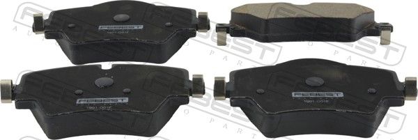 Комплект тормозных колодок, дисковый тормоз FEBEST 1901G01F