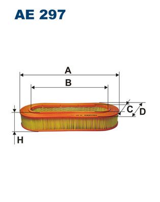 Воздушный фильтр FILTRON AE297