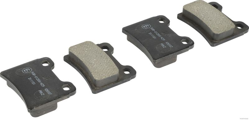 Комплект тормозных колодок, дисковый тормоз HERTH+BUSS J3610302