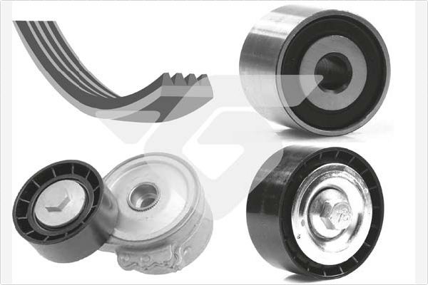 Поликлиновой ременный комплект HUTCHINSON KHV124