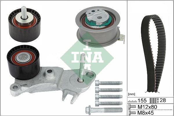 Комплект ремня ГРМ INA 530076210