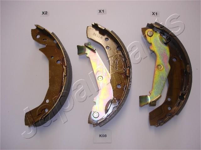 Комплект тормозных колодок JAPANPARTS GFK08AF