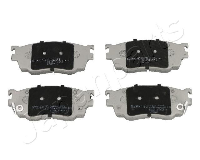 Комплект тормозных колодок, дисковый тормоз JAPANPARTS PA318AF