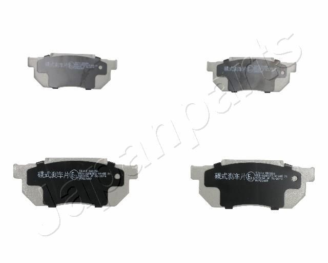 Комплект тормозных колодок, дисковый тормоз JAPANPARTS PA414AF