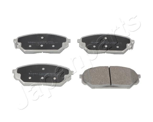 Комплект тормозных колодок, дисковый тормоз JAPANPARTS PAH19AF