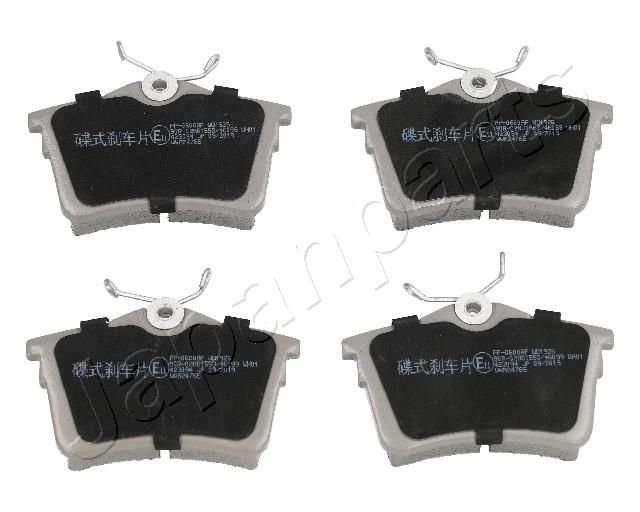 Комплект тормозных колодок, дисковый тормоз JAPANPARTS PP0600AF