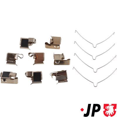Комплектующие, колодки дискового тормоза JP GROUP 4864003510