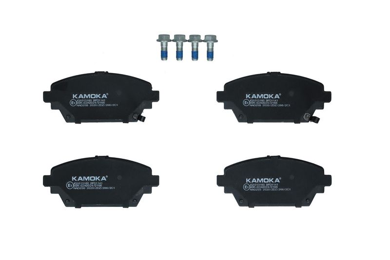 Комплект тормозных колодок, дисковый тормоз KAMOKA JQ1013160