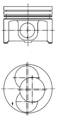 Поршень KOLBENSCHMIDT 40092700