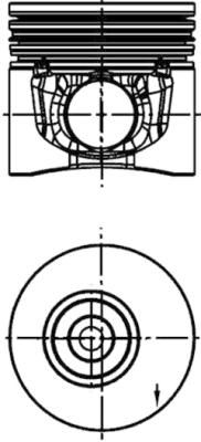 Поршень KOLBENSCHMIDT 40269600