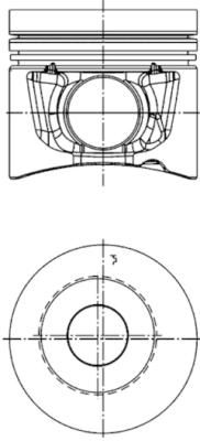 Поршень KOLBENSCHMIDT 40289610