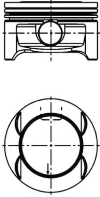Поршень KOLBENSCHMIDT 40385610