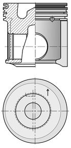 Поршень KOLBENSCHMIDT 40623600