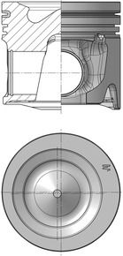 Поршень KOLBENSCHMIDT 40752630