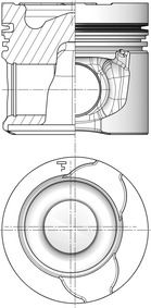 Поршень KOLBENSCHMIDT 41172600