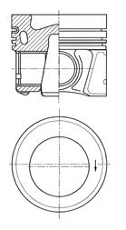 Поршень KOLBENSCHMIDT 41647600