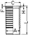 Гильза цилиндра KOLBENSCHMIDT 88568110
