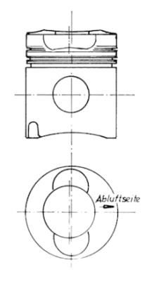Поршень KOLBENSCHMIDT 94668600