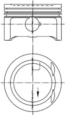 Поршень KOLBENSCHMIDT 94953600