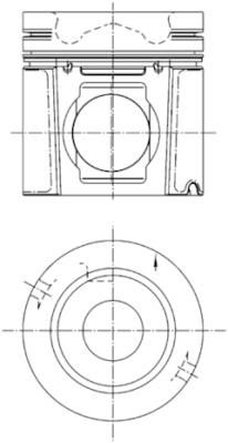 Поршень KOLBENSCHMIDT 99374600