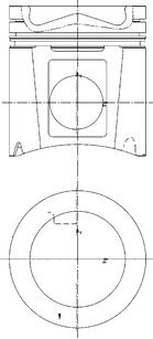 Поршень KOLBENSCHMIDT 99948600