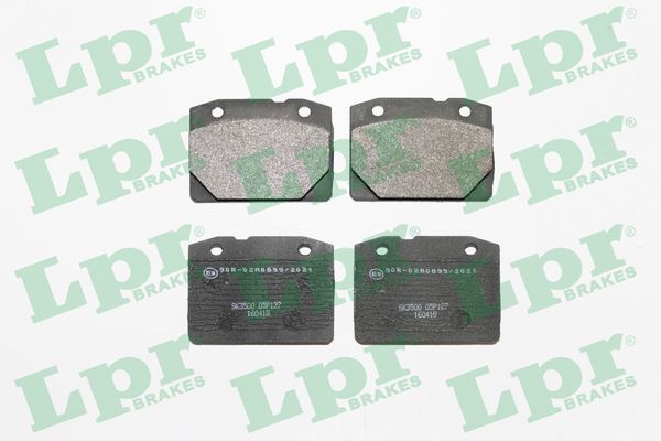 Комплект тормозных колодок, дисковый тормоз LPR 05P127