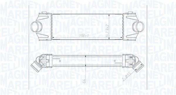 Интеркулер MAGNETI MARELLI 351319204320