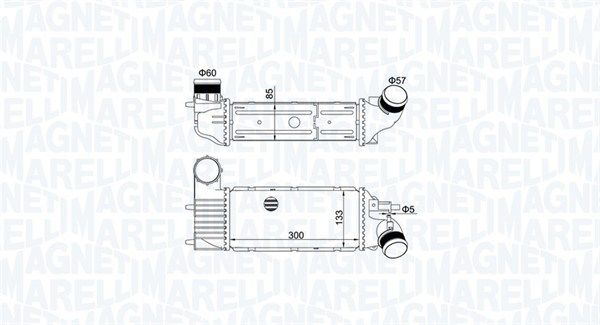 Интеркулер MAGNETI MARELLI 351319205250