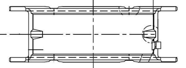 Подшипник коленвала MAHLE 001FL10328000