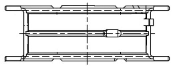 Подшипник коленвала MAHLE 001FL21834000