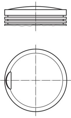 Поршень MAHLE 0022801