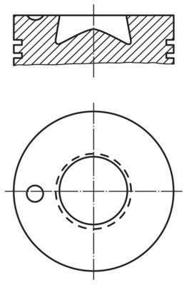 Поршень MAHLE 0039000