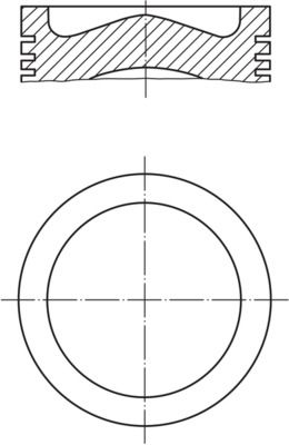 Поршень MAHLE 0046700