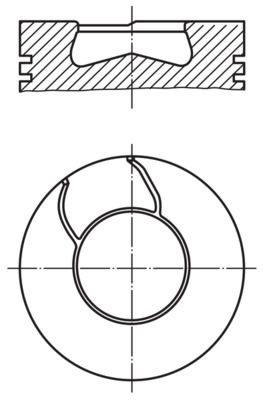 Поршень MAHLE 0093500
