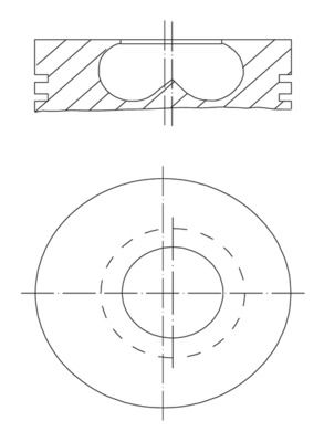 Поршень MAHLE 0095000