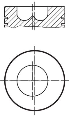 Поршень MAHLE 0098601