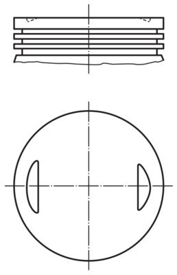 Поршень MAHLE 0133500