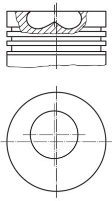 Поршень MAHLE 0150600