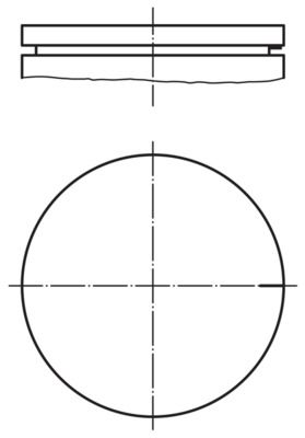Поршень MAHLE 0210300