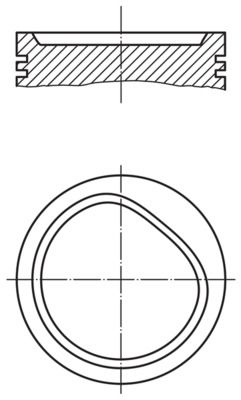 Поршень MAHLE 0827202
