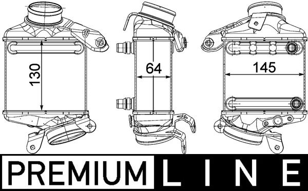 Интеркулер MAHLE CI186000P