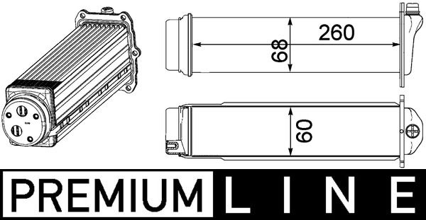 Интеркулер MAHLE CI481000P