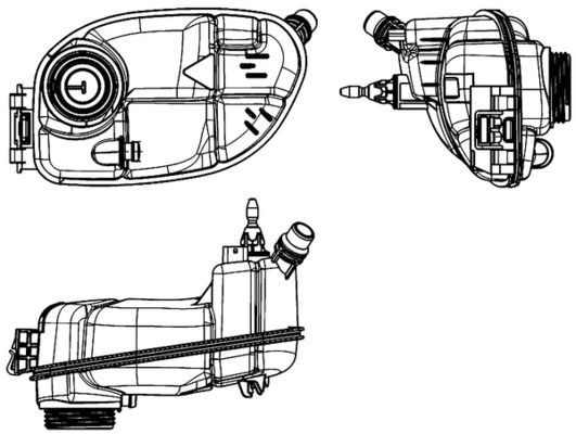 Компенсационный бак, охлаждающая жидкость MAHLE CRT65000S