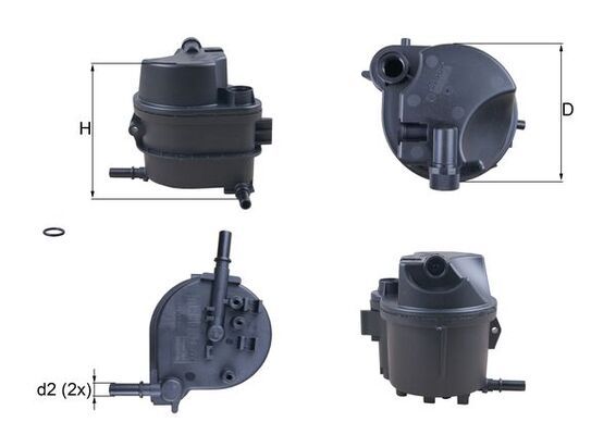 Топливный фильтр MAHLE KL777D