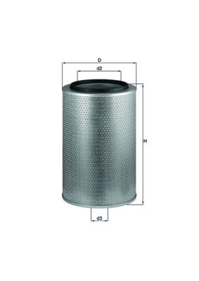 Воздушный фильтр MAHLE LX1606